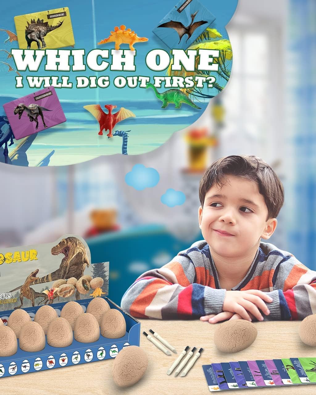Dinosaur Dig It Up Eggs