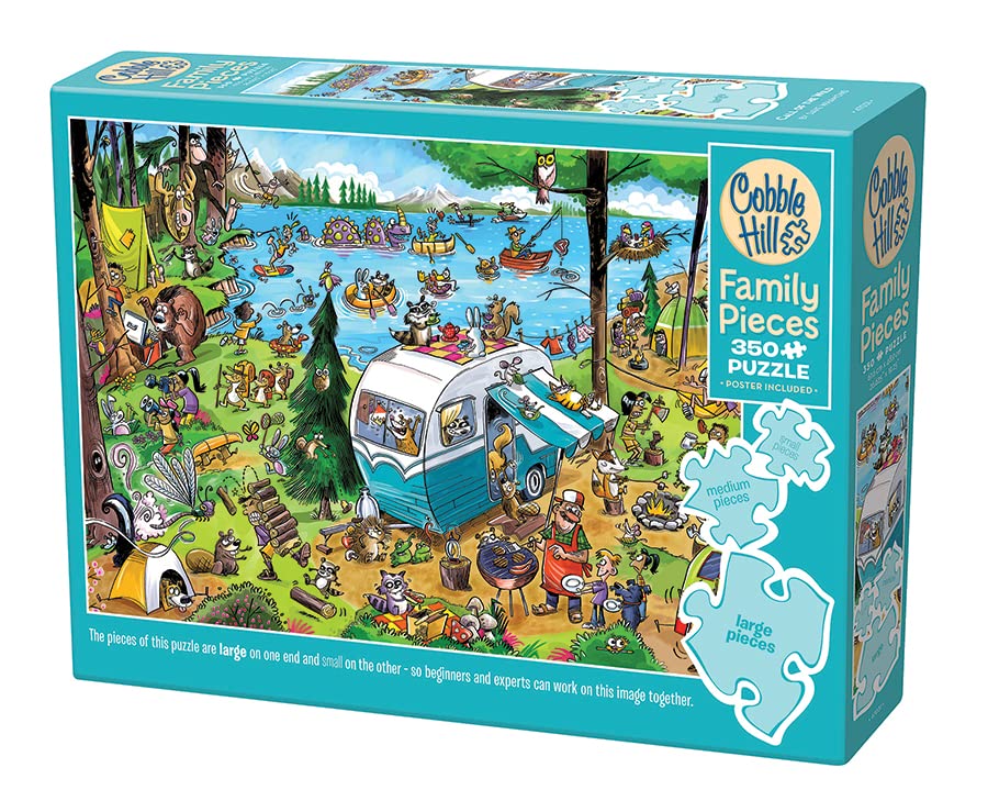 Cobble Hill 350 Piece Puzzle - Call of The Wild - Cardboard, 26.625" x 19.25", Model 47024, Sample Poster Included