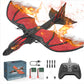 Deerc Rc Plane,2.4Ghz Remote Control Dragon Plane Toys,2Ch 6-Axis Gyro Stabilizer Rtf Airplane With 2 Batteries,Easy To Fly For 