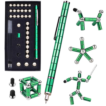 Aoyalabor Fidget Pen For Adults Kids, Magnetic Pen Gifts For Teenage Boys Decompression Magnet Pen Fidget Toy Pens, Christmas Bi