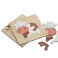 Happy Cow Wooden Puzzle For Kids | 5 Piece Jigsaw Puzzle For Preschool Kids | Learning Educational Toys Gifts For Boys Girls Age