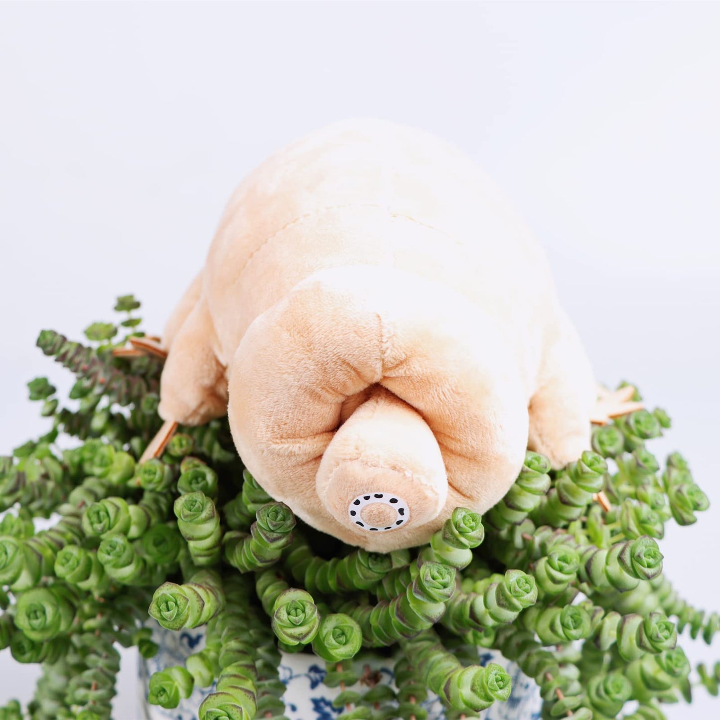 Marble Empire 9" Tardigrade Plush Waterbear Stuffed Animal Toy - Blue Polyester