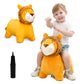 Everich Toy Lion Bouncy Horse, Inflatable Plush Hopping Toy, Bouncing Animal Hopper For Toddlers, Fun Ride-On Toy For Kids 18 Mo