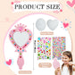 Liliful 12 Pack Princess Foam Mirror Kits Decorate Your Own Princess Mirrors Party Supplies Kids Unbreakable Toy Crafts For Girls Party Favors Birthday Diy Decorations(Cute)