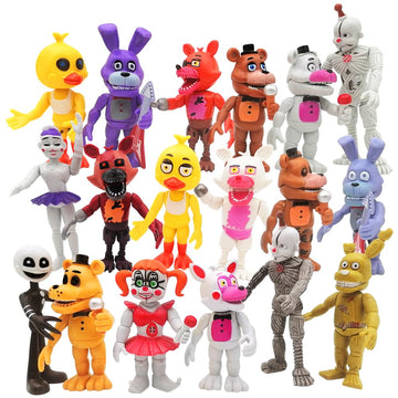 Minaso Action Figure Toy, 18 Pcs Game Figures Toys, Movable Joints Toys Dolls, Collectible Figure Gifts For Kids And Cake Topper