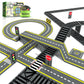 Magnetic Tiles Road & Train Track Expansion Pack Magnetic Building Blocks Construction Toys Kids Toys For Ages 3-12 Boys Girls Building Toys Includes Road Tracks, Traffic Lights, Parking Spot