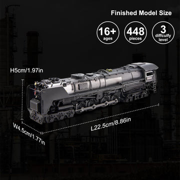 Piececool 3D Metal Puzzles For Adults, Class S-2 Locomotive Steam Train Model Building Kit, Hobbies Diy Creative Gifts For Chris