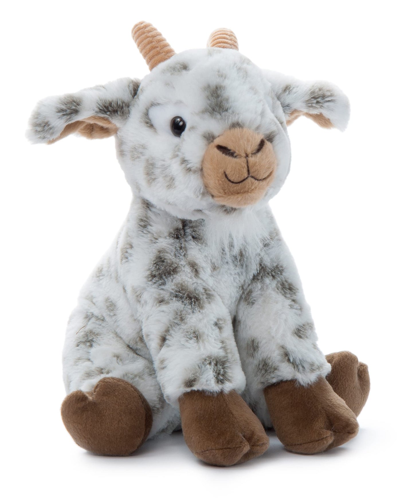 The Petting Zoo Goat Plush Toy, 12-inch Multi-Color Stuffed Animal, Model 421306, Perfect Gift for Kids