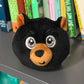 The Petting Zoo Black Bear Stuffed Animal Plushie, Gifts For Kids, Squishiez Wildlife Animal Squeeze Toy, Bear Panda Plush Toy,