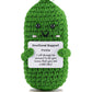 Hoedia Emotional Support Pickle With Wooden Base: Cucumber Crochet Dolls Friend Birthday Gifts For Women Men Coworkers Student -
