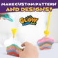 12 Pack Create Your Own Magic Sand Art Glitter Activity | Glow in the Dark Colored Custom Sand Kits for Kids - Includes 12 Bottl