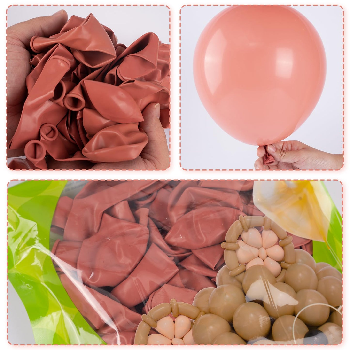 Partywoo Blush Pink Balloons, 50 Pcs 12 Inch Boho Pink Balloons, Pink Balloons For Balloon Garland Or Balloon Arch As Party Decorations, Birthday Decorations, Girl Baby Shower Decorations, Pink-F01