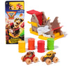 Monster Jam Mini Jams Earthshaker Boneyard Blaster Playset, 2 Minis Monster Trucks, Multicolor, For Kids Ages 3+, Model 6069771