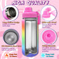 7July Decorate Your Own Water Bottle Kits For Girls Age 4-6-8-10 (Stainless Steel),Unicorn Themed Painting Crafts,Fun Arts And C
