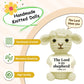 MAMAGIFTREE Crochet Little Sheep Plush Toy Birthday Gifts for Women,Christian Gifts, Baby Shower Baptism Gift Bible Verse Inspir