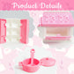 10 Pieces Mini Kitchen Set Dollhouse Kitchen Miniature Kitchen Set Doll Mini Kitchen For Kids Doll House Furniture And Accessories Set Mini Dollhouse Furniture 1 12 Scale