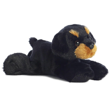 Aurora® Adorable Mini Flopsie™ Raina™ Stuffed Animal - Playful Ease - Timeless Companions - Black 8 Inches