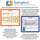 Testingmom.Com Gifted Learning Flash Cards – Math Concepts For Pre-K – Kindergarten – Addition, Subtraction, Counting, & More For Cogat Test, Iowa Test, Nnat Test, Olsat, Nyc Gifted And Talented