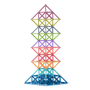 BANBBY 145pcs Magnetic Toys Upgraded 2.28 inches Building Sticks Set for Kids Magnet Games (10 Colors)