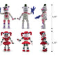 Toysvill Inspired by FNAF Sister Location Action Figures Toys (Set of 5 pcs)  More Than 5 inches [Funtime Freddy Bear  Circus Baby  Ennard  Ballora  Funtime Foxy]  Fun Action Simulator