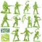 Lynkaye 60 Pcs Various Pose Cowboy Indian Toy Figunes For Kids Children Birthday,Native American Figures, Wild West Cowboy Minia