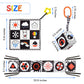 Sammas 3 Pcs Black And White High Contrast Baby Toys 0-6 Months For Newborn, Babies Sensory Soft Book For Early Education, Infant Tummy Time Cloth Book Toys, Montessori Toys For Babies