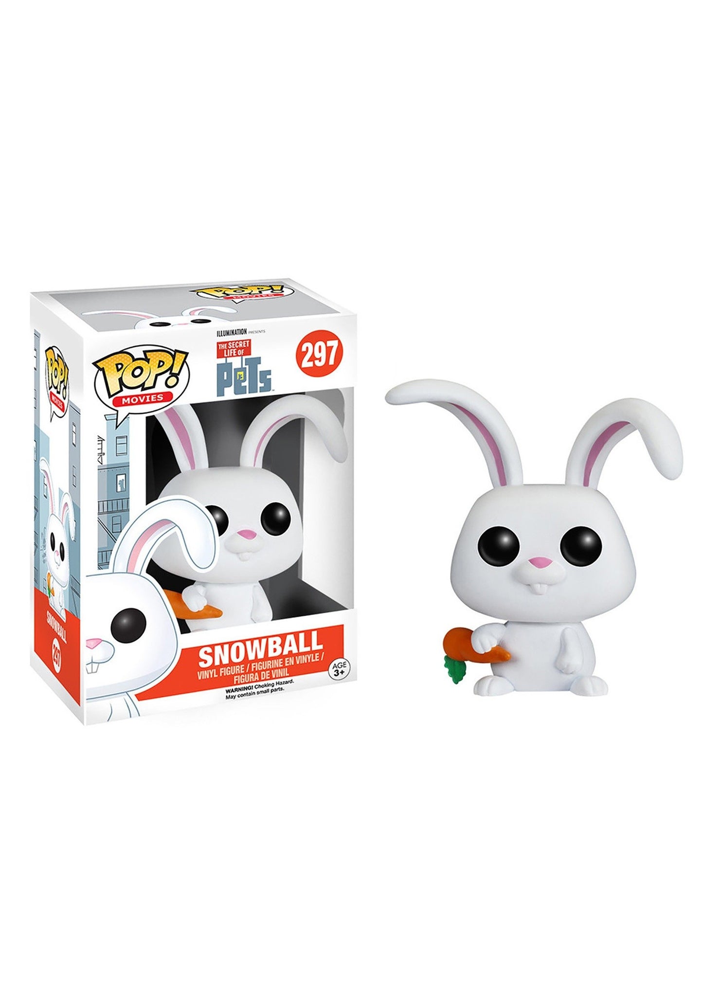 Funko Pop Movies: Secret Life Of Pets Action Figure - Snowball