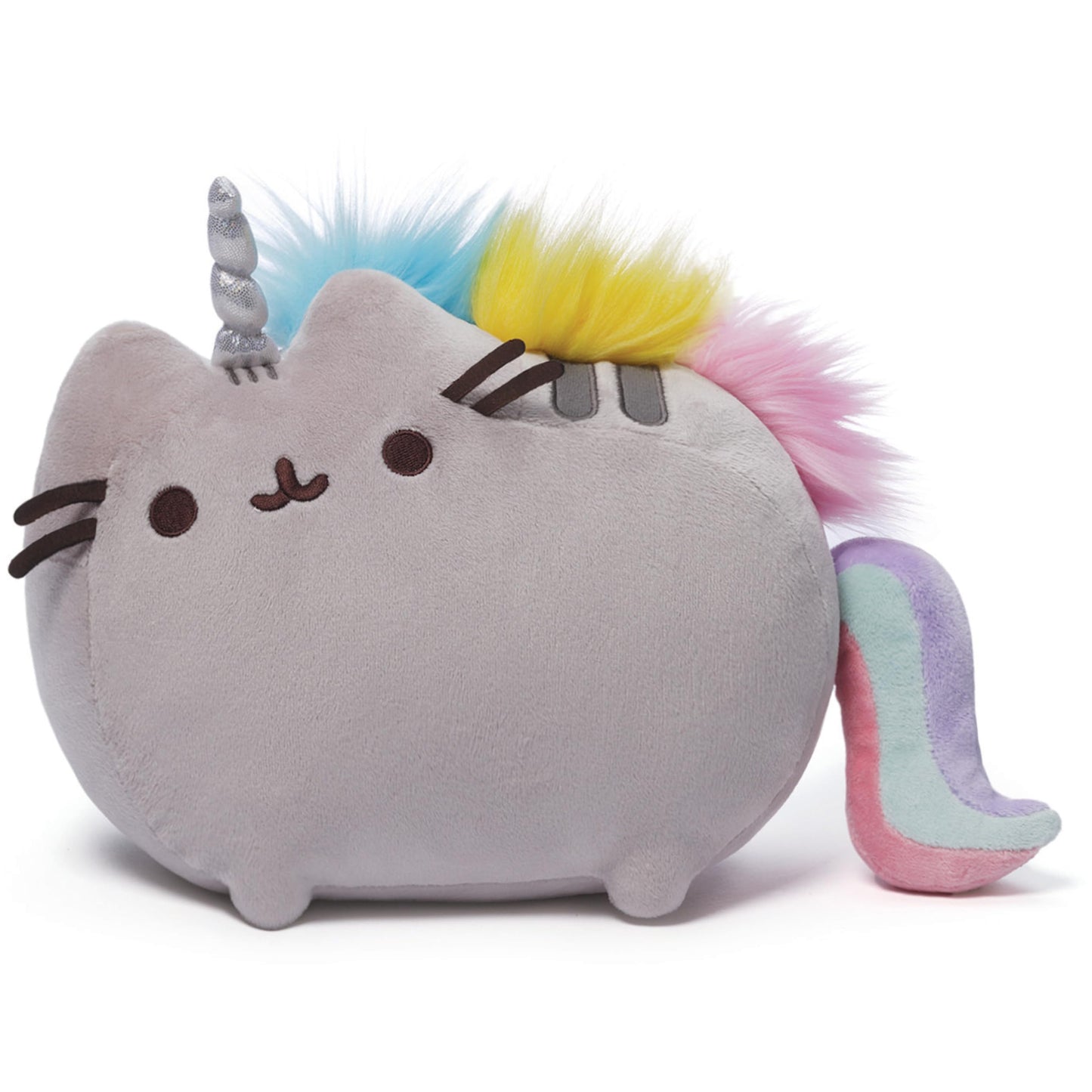 Gund Pusheen Pusheenicorn  enhanced Plush Unicorn Cat Stuffed Animal  Rainbow  13