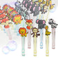 24 Piece Jungle Animals Toys Bubble Wand For Kids(6 Style),Cute Bubble Wand Great For Forest Animals Crazy Theme Party Favors,Pinata Suffer,Animals Party Goodie Bags Filler,School Classroom Prizes