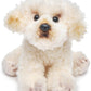 Bearington White Dog Stuffed Animal 6.5 In - Puppy Stuffed Animals - Plush Dog Toys For Kids Poodle Labradoodle Plushies That Look Real
