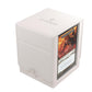 Gamegenic Squire Plus 100+ Xl Convertible Deck Box - Holds 100 Double-Sleeved Cards! Premium Commander Card Case, Detachable Slide Card Case, Armorfyber Surface, White Color, Made By Gamegenic
