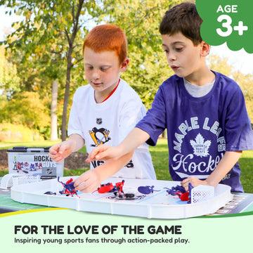 K Kaskey Kids NHL Hockey Guys Set - Rangers vs. Bruins, 27 Pieces, 2-Inch Plastic Action Figures, Ages 3+, Travel Case Included