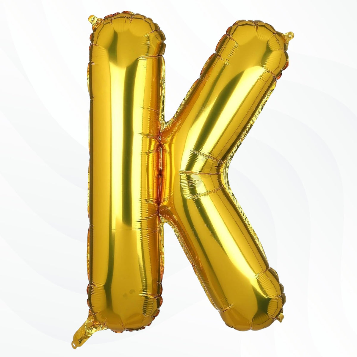 Flyloons Gold K Letter Foil Balloon Alphabets Balloons Perfect for Birthday Decoration Items, Anniversary, Bachelorette, Wedding