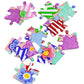 100 Blank Jigsaw Puzzles – 5.5 X 8 Inch, 12 Pieces Each – Hygloss Dyi Party Invites, Perfect For Decorating, Kids' Activities, Arts & Crafts Or Party Favors - Puzzle Pieces To Draw On For Crafts