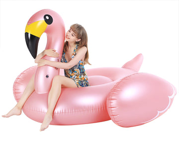 Jasonwell Giant Inflatable Flamingo Pool Float With Fast Valves Summer Beach Swimming Pool Floatie Lounge Floating Raft Outdoor Party Decorations Toys For Adults Kids (Xxxl)