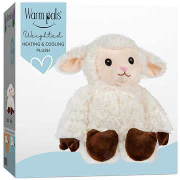 1i4 Group Warm Pals - Sheep - Cozy Microwavable Lavender Scented Plush Toys - Heated Stuffed Animal - Heatable Coolable Bedtime 
