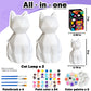 FUNZBO 2pcs Paint Your Own Cat Lamp - Arts and Crafts Supplies Kitten Painting Kits for Kids Teens Adults, DIY Night Light Toy f