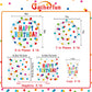 Happy Birthday Decorations: Kids  Birthday Party Supplies with Dots Design - Includes Happy Birthday Plates and Napkins, Dispos
