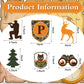 Dianelhall Hunting Theme Party Decorations - 62 Pcs Camo Birthday Supplies, Cupcake Toppers, Brown/Green/Orange, Model: Dianelhall-043