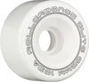 Rollerbones Art Elite 103A Competition Roller Skate Wheels (Set Of 8), White, 57Mm