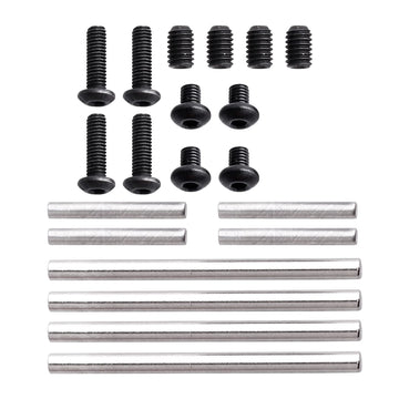 GoHobby Aluminum Suspension Arms Set Front & Rear for Traxxas 4-Tec 2.0 VXL AWD 1/10 RC Touring Car (Red)
