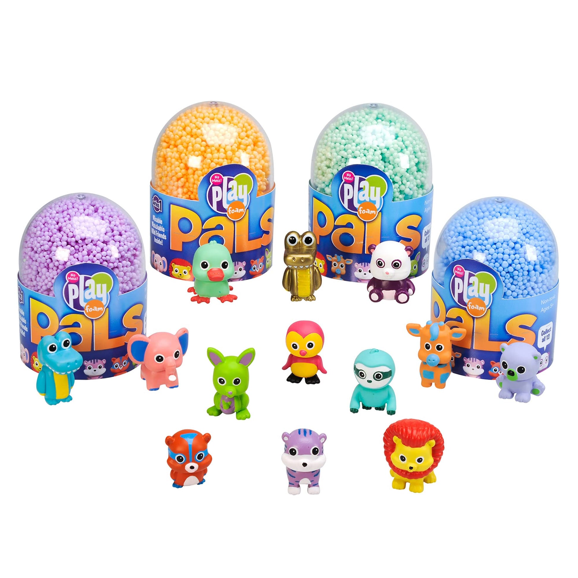 Educational Insights Playfoam Pals Wild Friends 6-Pack, Fidget, Sensory Toy, Gift For Boys & Girls, Ages 5+