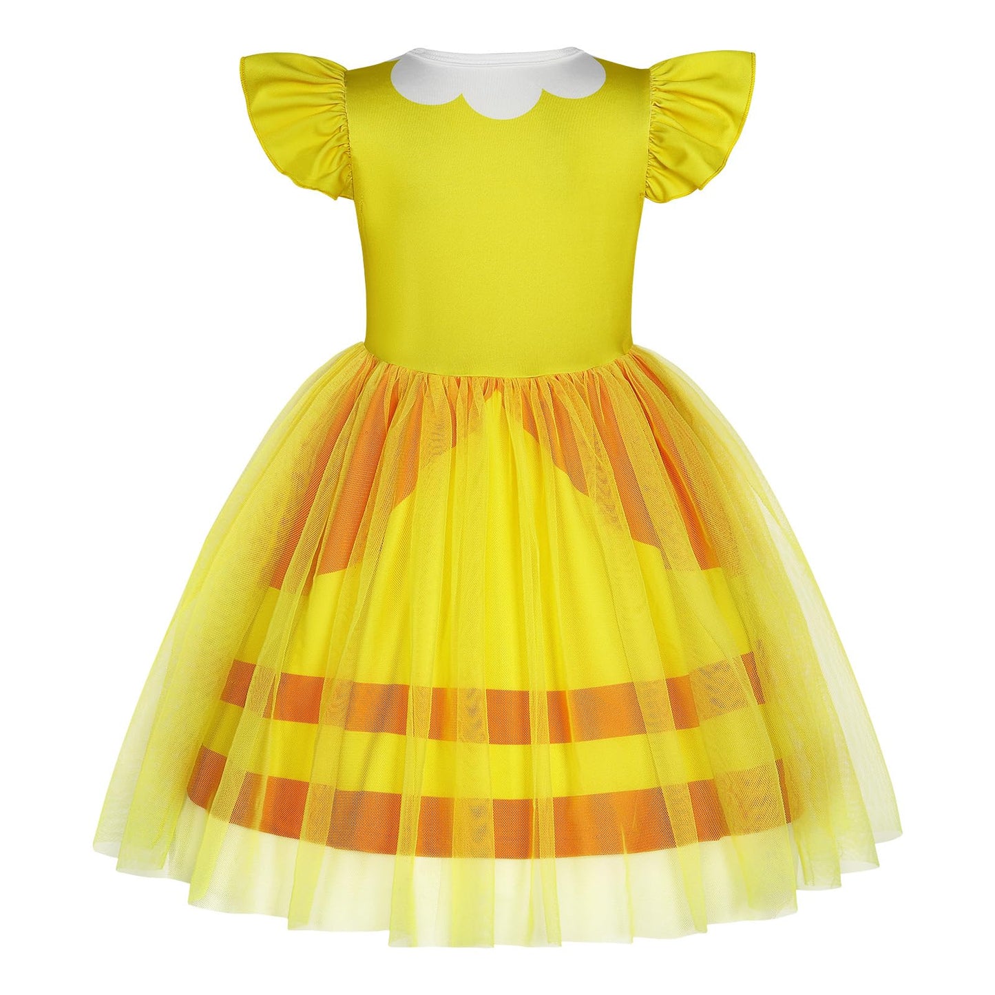 Marendyee Princess Costume Dress for Girls Halloween Cosplay Costumes Tulle Mesh Dresses