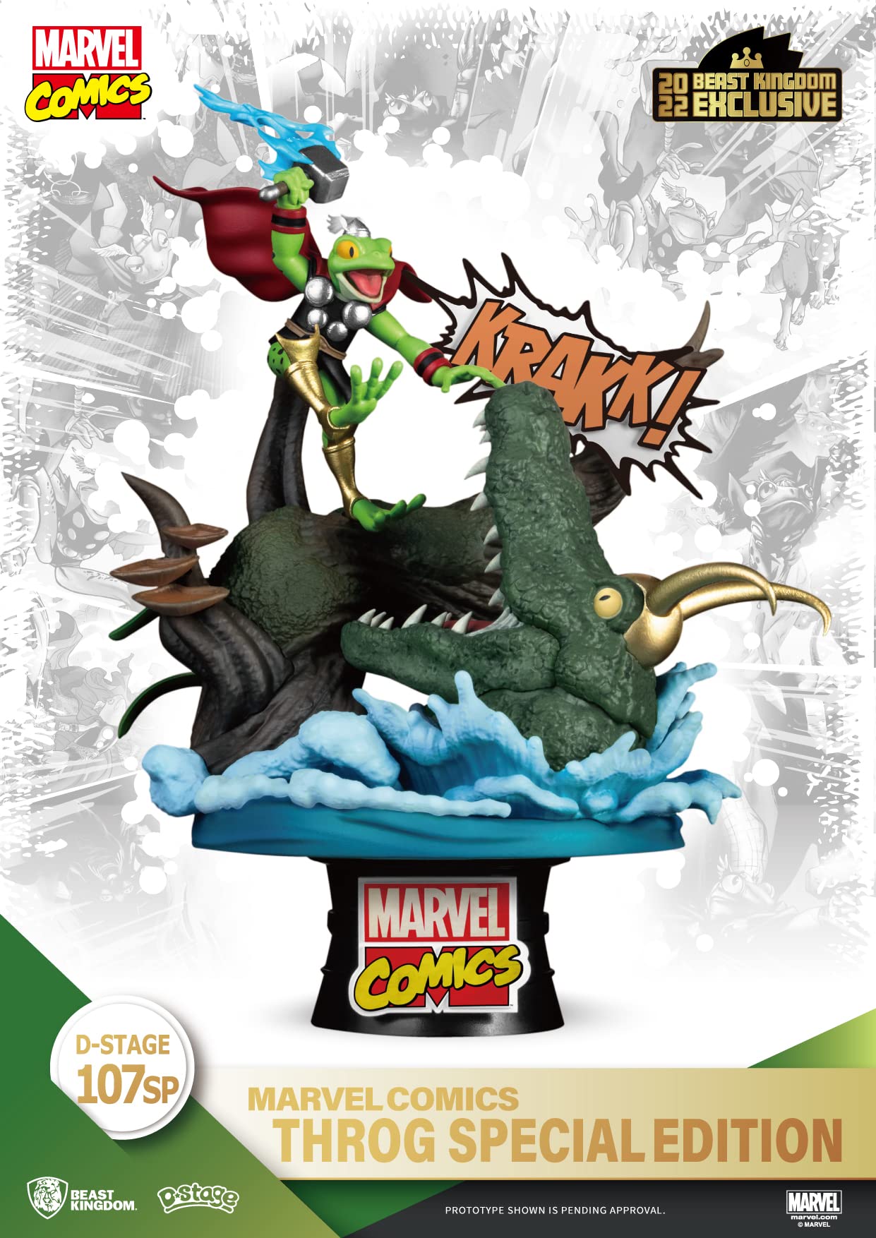 Marvel Comics: Throg DS-107SP SDCC limited availability D-Stage Statue