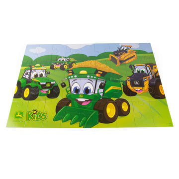 TOMY John Deere Kids Farm Floor Puzzle - Kids Puzzle with Large Durable Pieces - Toddler Learning Toys - Farm Toys and Kid Puzzl