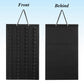 Joymomo Hanging Storage Organizer For Toy Cars Felt Display Case Hold Up 60 Toy Cars (Without Accessories)(Black)