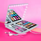 Fashion Angels Laptop Beauty Pallete - Make-Up Artist Superset - Led Laptop Makeup Pallete For Girls With Spiral Bound Sketch Pa