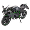BDTCTK Compatible for 1:9 Kawasaki Ninja H2R Motorcycle DieCast Model, Suspension and Free Roller, Toy Car, Motorcycle Collectio