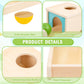 Adena Montessori Object Permanence Box With Tray Three Balls Montessori Toys For 6-12 Months Baby 1 Year Old Infant Toddler (Sma