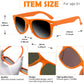 Oleitodh 60 Pack Orange Party Sunglasses Kids Bulk For Birthday Party Favors Goody Bag Fillers For Beach Pool Party For Teens Ad